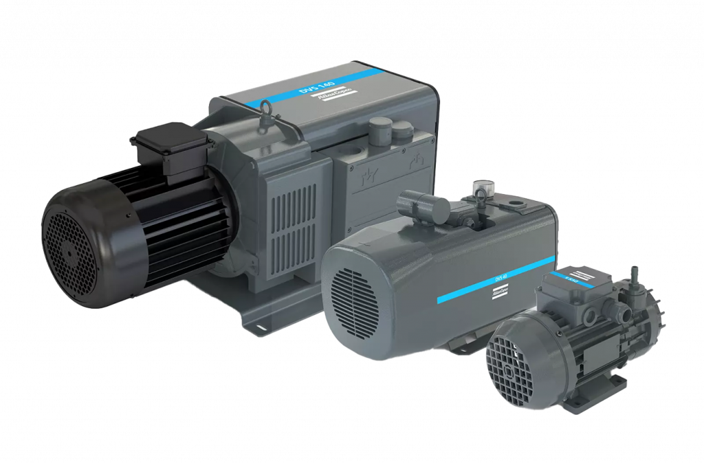 Bombas de vacío de paletas rotativas secas DVS DVS 5-140 Atlas Copco.